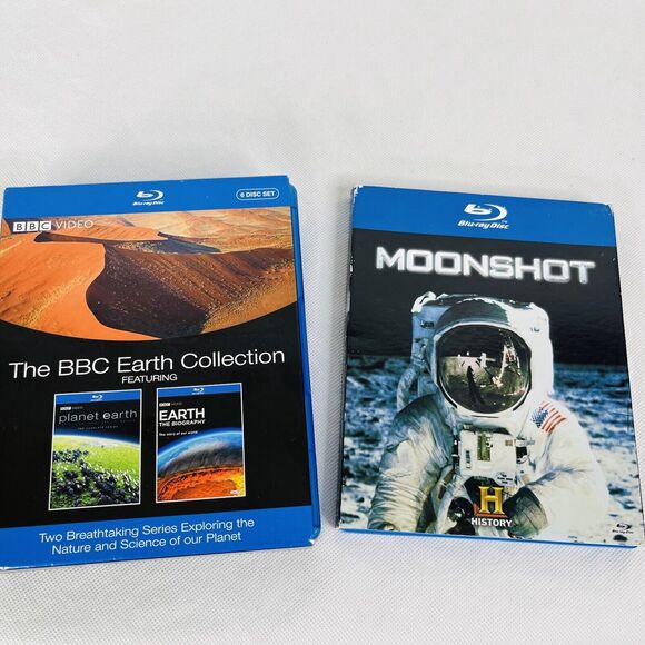 5 for $25| BBC Earth Collection (2008 BluRay) Moonshot (2009 Bluray) Lot History - Picture 2 of 7
